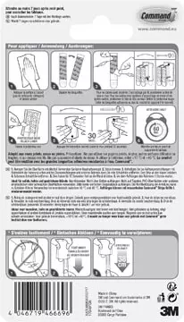 Een Command schilderijhaak, large, draagvermogen 3,6 kg, metaal, blisterverpakking koop je bij ShopXPress