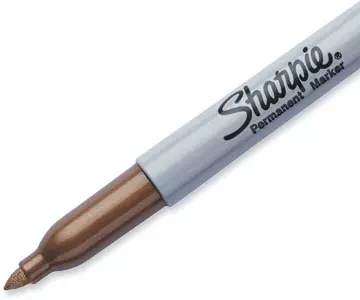 Een Sharpie permanente marker metallic, fijne punt, goud koop je bij ShopXPress