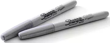 Een Sharpie permanente marker metallic, fijne punt, zilver koop je bij ShopXPress