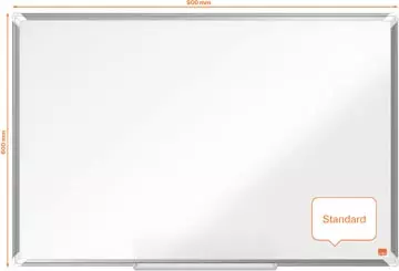 Een Nobo Premium Plus magnetisch whiteboard, gelakt staal, ft 90 x 60 cm koop je bij ShopXPress