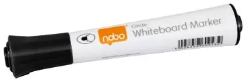 Een Nobo Glide whiteboardmarker, ronde punt, pak van 10 stuks, zwart koop je bij ShopXPress