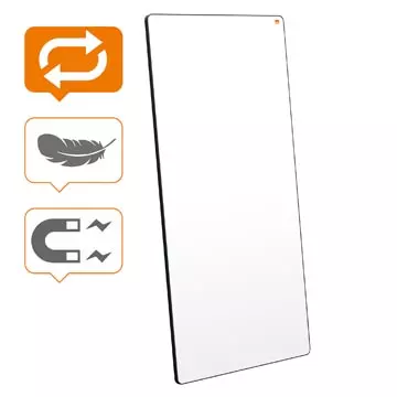 Een Nobo Move & Meet panneau, whiteboard, 90 x 180 cm, met zwart kader koop je bij ShopXPress