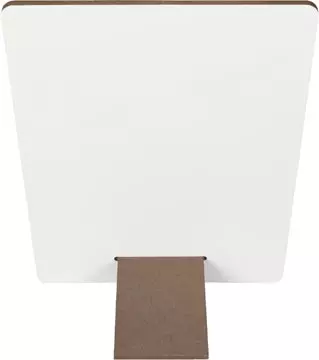 Een Nobo Mini whiteboard, magnetisch, met standaard, ft A4, pak van 4 stuks koop je bij ShopXPress