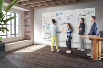 Een Nobo Infinity randloos whiteboard, staal, magnetisch, 60 x 90 cm koop je bij ShopXPress