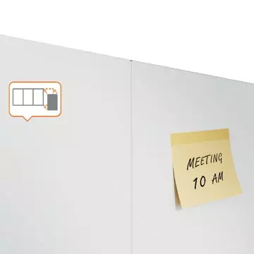 Een Nobo Infinity randloos whiteboard, staal, magnetisch, 90 x 120 cm koop je bij ShopXPress