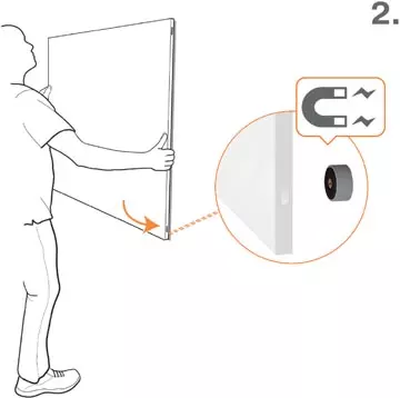 Een Nobo Infinity randloos whiteboard, staal, magnetisch, 90 x 120 cm koop je bij ShopXPress