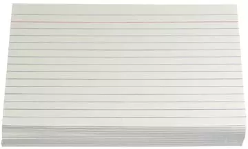 Een Gallery witte systeemkaarten, ft 10 x 15 cm, gelijnd, pak van 100 stuks koop je bij ShopXPress