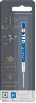 Een Parker Quink vulling voor balpen medium, blauw, op blister koop je bij ShopXPress