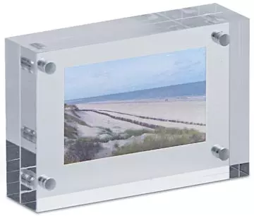 Een MAUL fotolijst acryl 7.5x5x2cm magnetisch verbonden op de hoeken koop je bij ShopXPress