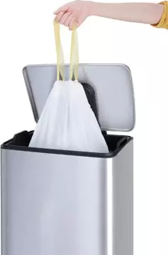 Een Eko vuilniszakken met trekbandsluiting, 3-6 liter, wit, 1 rol, 30 zakken koop je bij ShopXPress