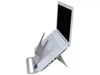 Een R-Go Echo laptopstandaard, zilver koop je bij ShopXPress