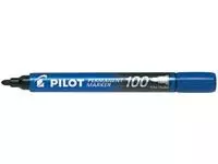 Een Pilot permanent marker 100, XXL doos met 15 + 5 stuks, blauw koop je bij ShopXPress