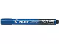 Een Pilot permanent marker 100, XXL doos met 15 + 5 stuks, blauw koop je bij ShopXPress