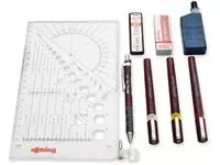 Een Rotring college set van 9 Isograph 0,25 mm/ 0,35 mm/ 0,5 mm koop je bij ShopXPress