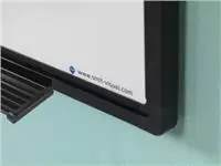 Een Smit Visual magnetisch whiteboard Softline, gelakt staal, zwart, 90 x 120 cm koop je bij ShopXPress