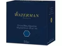 Een Waterman vulpeninkt 50 ml, blauw (Mysterious) koop je bij ShopXPress