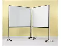 Een Smit Visual whiteboard, emaille, magnetisch, verrijdbaar, 120 x 150 cm koop je bij ShopXPress