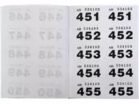 Een Pukka Pad genummerde loterij- en garderobetickets 1-1000 koop je bij ShopXPress