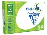 Een Clairefontaine Equality printpapier ft A4, 80 g, pak van 500 vel koop je bij ShopXPress