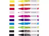 Een Talens Ecoline Brush pen, etui van 10 stuks, helder koop je bij ShopXPress