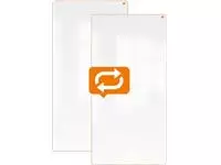 Een Nobo Move & Meet panneau, whiteboard, 90 x 180 cm, met oranje kader koop je bij ShopXPress