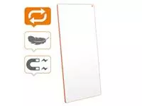 Een Nobo Move & Meet panneau, whiteboard, 90 x 180 cm, met oranje kader koop je bij ShopXPress