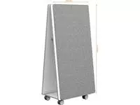 Een Nobo Move & Meet mobiel systeem, 2 whiteboard en 2 memoboard panelen, 90 x 180 cm koop je bij ShopXPress