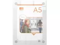 Een Nobo Premium Plus acryl informatiebord, wandgemonteerd, ft A5 koop je bij ShopXPress