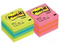 Een Post-it Notes mini kubus, 400 vel, ft 51 x 51 mm, groen koop je bij ShopXPress