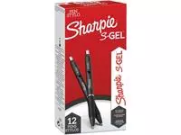 Een Sharpie S-gel roller, medium punt, rood koop je bij ShopXPress