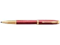 Een Parker IM Premium roller, fijn, in giftbox, Deep red (rood/goud) koop je bij ShopXPress