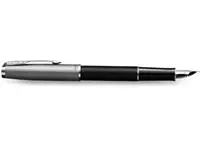 Een Parker vulpen Sonnet Essential, medium, in giftbox, Black CT (zwart) koop je bij ShopXPress