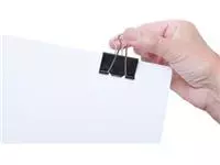 Een MAUL papierklem foldback 32mm blister 12 zwart koop je bij ShopXPress