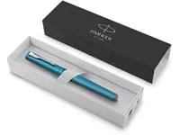 Een Parker roller Vector XL, fijn, in giftbox, turkoois koop je bij ShopXPress