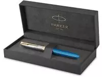 Een Parker 51 Premium vulpen fijn, turkoois GT koop je bij ShopXPress