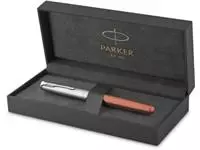 Een Parker vulpen Sonnet, medium, in giftbox, oranje koop je bij ShopXPress