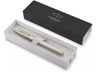 Een Parker IM Monochrome vulpen Champagne, fijn, giftbox koop je bij ShopXPress