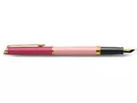 Een Waterman Hémisphère Colour Blocking vulpen, medium punt, Pink GT koop je bij ShopXPress
