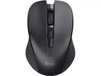 Een Trust draadloze stille muis Mydo, zwart koop je bij ShopXPress