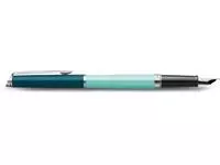 Een Waterman Hémisphère Colour Blocking vulpen, medium punt, Green CT koop je bij ShopXPress