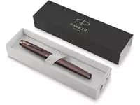 Een Parker IM Monochrome vulpen Bordeaux, medium, giftbox koop je bij ShopXPress