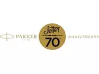 Een Parker Jotter balpen special edition 70th Anniversary, stainless steel CT, medium, in giftbox koop je bij ShopXPress