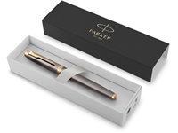 Een Parker IM Premium vulpen, grijs GT, fijn, giftbox koop je bij ShopXPress