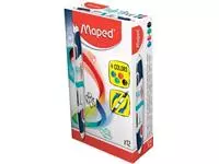 Een Maped Twin Tip 4-kleurenbalpen, medium, klassieke inktkleuren koop je bij ShopXPress