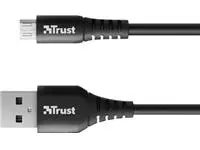 Een Trust Ndura oplaad- en gegevenskabel, USB naar micro-USB, 1 m, zwart koop je bij ShopXPress
