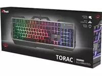 Een Trust GXT 856 Torac Gaming toetsenbord, qwerty koop je bij ShopXPress
