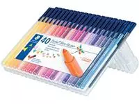 Een Staedtler viltstift Triplus Color, opstelbare box met 40 kleuren koop je bij ShopXPress