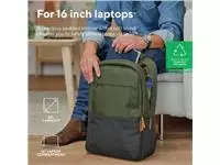 Een Trust laptoprugzak Lisboa voor 16 inch laptops, groen koop je bij ShopXPress