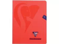 Een Clairefontaine schrift mimesys voor ft A5, 72 bladzijden, kaft in PP, geruit 4 x 8, geassorteerde kleuren koop je bij ShopXPress