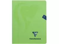 Een Clairefontaine schrift mimesys voor ft A5, 72 bladzijden, kaft in PP, geruit 4 x 8, geassorteerde kleuren koop je bij ShopXPress